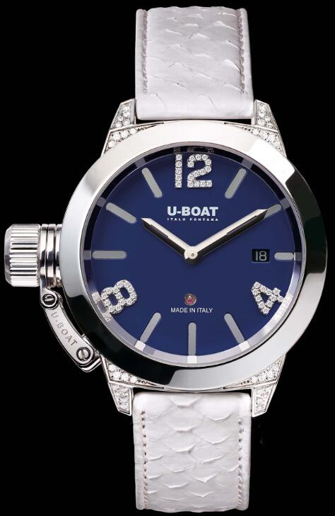 U-BOAT CLASSICO 40 BLUE DIAL DIAMOND 7077 Replica Watch